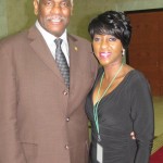 Cheryl with actor Richard Gant